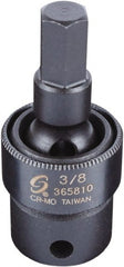 Sunex Tools - 3/8" Drive, 3/8" Impact Hex Bit Socket - Exact Tooling