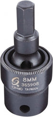 Sunex Tools - 3/8" Drive, 8mm Impact Hex Bit Socket - Exact Tooling