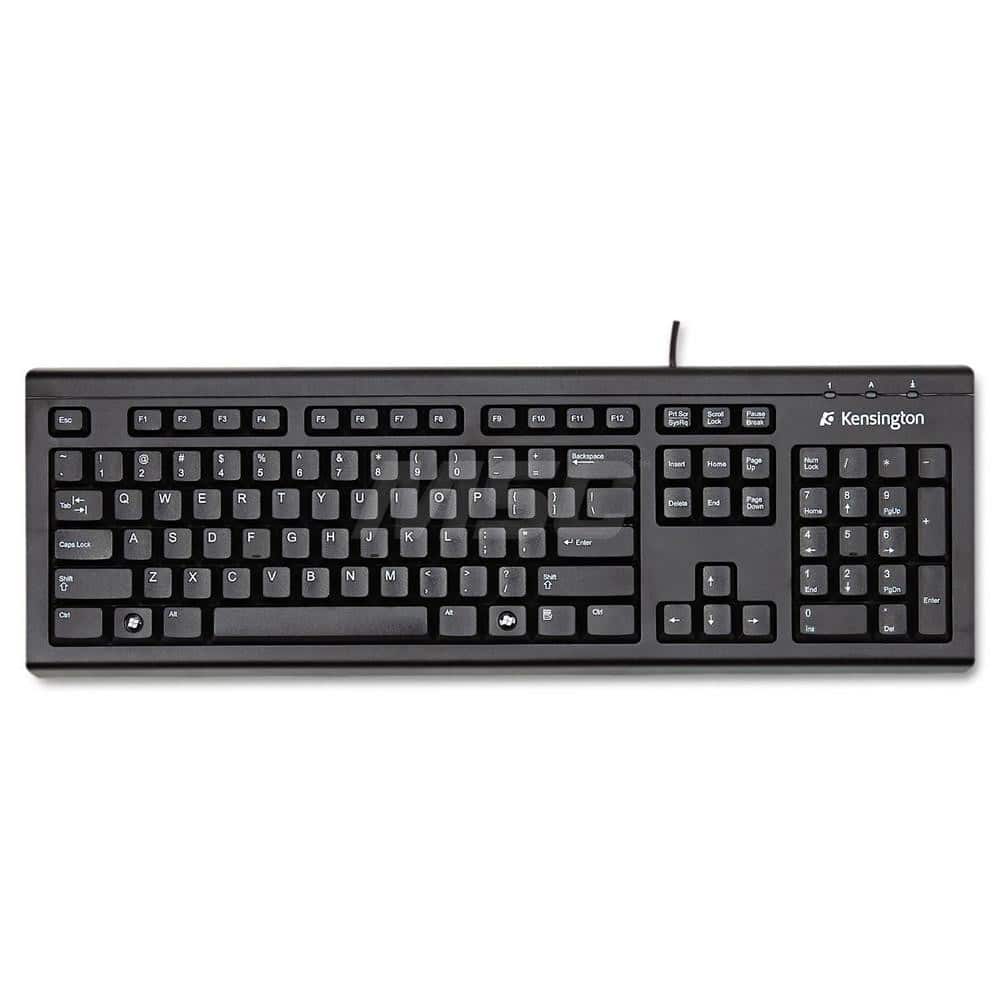 ACCO - Office Machine Supplies & Accessories; Office Machine/Equipment Accessory Type: Keyboard ; For Use With: Desktop PCs ; Color: Black - Exact Tooling