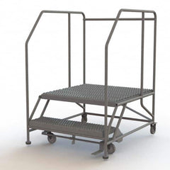 TRI-ARC - Rolling & Wall Mounted Ladders & Platforms Type: Rolling Work Platform Style: Steel Work Platform - Exact Tooling