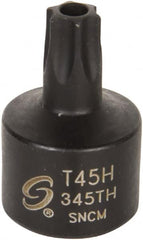 Sunex Tools - 3/8" Drive, T45H Impact Torx Bit Socket - Exact Tooling