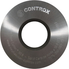 Controx - 2" Diam x 0.1299" Blade Thickness x 3/4" Arbor Hole Diam, 0 Tooth Slitting and Slotting Saw - Arbor Connection, Right Hand, Uncoated, Solid Carbide, Concave Ground - Exact Tooling