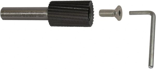 Controx - 24.64mm Diam, 1-1/2" LOC, Plain End, Powdered Metal Diamond Pattern Router Bit - Right Hand Cut, 3-1/2" OAL - Exact Tooling