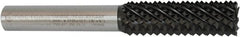 Controx - 17mm Diam, 2" LOC, Plain End, Powdered Metal Diamond Pattern Router Bit - Right Hand Cut, 4-1/2" OAL - Exact Tooling