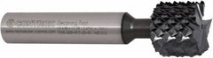 Controx - 13/16" Diam, 0.2" LOC, Square End, Powdered Metal Diamond Pattern Router Bit - Right Hand Cut, 2-45/64" OAL - Exact Tooling