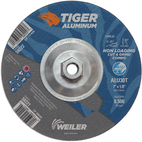 7X1/8 TIGER ALUM T27 COMBO WHL - Exact Tooling