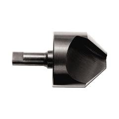 M.A. Ford - 5/8" Head Diam, 1/4" Shank Diam, 1 Flute 90° High Speed Steel Countersink - Exact Tooling