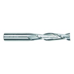 5/8 Dia. x 5 Overall Length 2-Flute Square End Solid Carbide SE End Mill-Round Shank-Center Cut-Uncoated - Exact Tooling