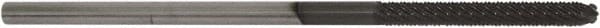 Controx - 6.35mm Cutting Diam x 2" Length of Cut, 8 Flute, Upcut Spiral Router Bit - Proprietary Coated, Right Hand Cut, Solid Carbide, 6" OAL x 1/4" Shank Diam, Ball Nose - Exact Tooling