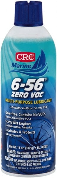 CRC - 16 oz Aerosol Nondrying Film Lubricant - Clear Blue-Green, -50°F to 250°F - Exact Tooling