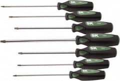 SK - 7 Piece T10 to T40 Ergonomic Handle Torx Driver Set - Exact Tooling
