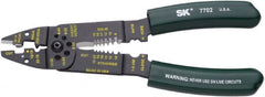 SK - 9-1/2" OAL, 10 AWG Capacity, Cutting Pliers - Vinyl Cushion Handle - Exact Tooling
