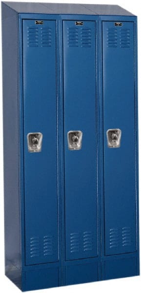 Hallowell - 3 Door, 1 Tier, Ready-Built Wardrobe & Box Lockers - Exact Tooling