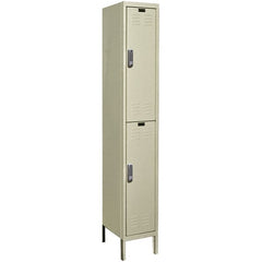 Hallowell - 2 Door, 2 Tier, Electronic Access Lockers - Exact Tooling