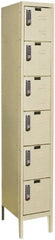 Hallowell - 6 Door, 6 Tier, Electronic Access Lockers - Exact Tooling