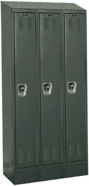 Hallowell - 3 Door, 1 Tier, Ready-Built Wardrobe & Box Lockers - Exact Tooling