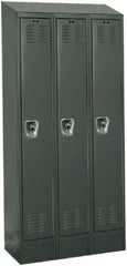 Hallowell - 3 Door, 1 Tier, Ready-Built Wardrobe & Box Lockers - Exact Tooling