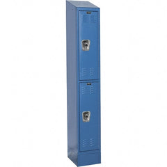 Hallowell - 2 Door, 2 Tier, Ready-Built Wardrobe & Box Lockers - Exact Tooling