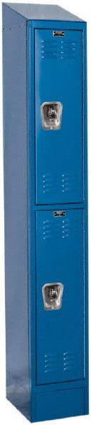 Hallowell - 2 Door, 2 Tier, Ready-Built Wardrobe & Box Lockers - Exact Tooling
