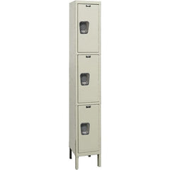 Hallowell - 3 Door, 3 Tier, Premium Wardrobe Lockers - Exact Tooling
