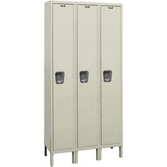 Hallowell - 3 Door, 1 Tier, Premium Wardrobe Lockers - Exact Tooling