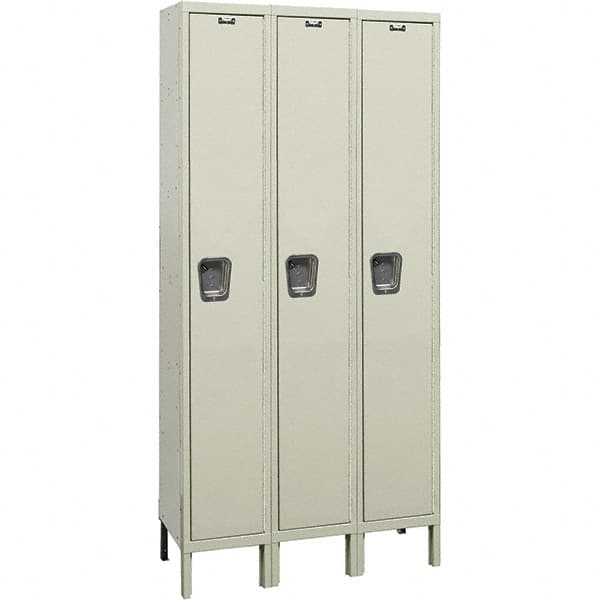 Hallowell - 3 Door, 1 Tier, Premium Wardrobe Lockers - Exact Tooling
