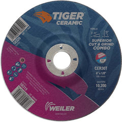 6X1/8 TIGER CERAMIC T27 COMBO WHL - Exact Tooling