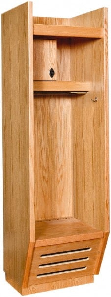 Hallowell - 1 Door, Wood Gear Locker - Exact Tooling