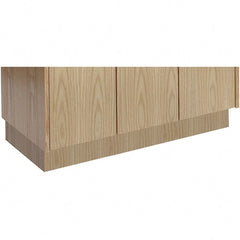 Hallowell - 12" Wide x 4" High x 18" Deep, Locker Base - Exact Tooling