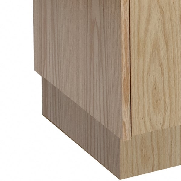 Hallowell - 18" Wide x 4" Deep, Locker Finished End Base - Exact Tooling
