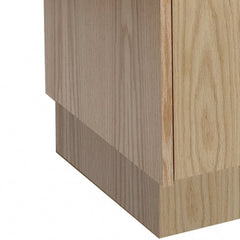 Hallowell - 18" Wide x 4" Deep, Locker Finished End Base - Exact Tooling