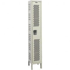 Hallowell - 1 Door, 1 Tier, Heavy-Duty Ventilated Wardrobe & Box Lockers - Exact Tooling