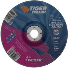 7X1/8 TIGER CERAMIC T27 COMBO WHL - Exact Tooling