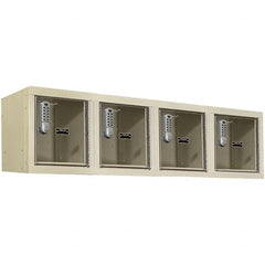 Hallowell - 4 Door, 4 Tier, Safety-View Plus Box Locker - Exact Tooling