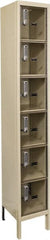 Hallowell - 6 Door, 6 Tier, Safety-View Plus Box Locker - Exact Tooling