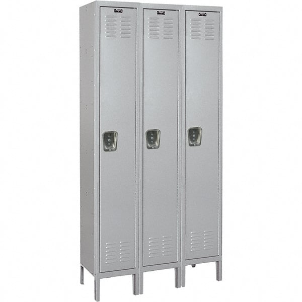 Hallowell - Medsafe 3 Door, 1 Tier, Premium Wardrobe Lockers - Exact Tooling