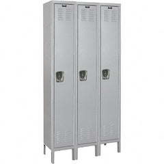 Hallowell - Medsafe 3 Door, 1 Tier, Premium Wardrobe Lockers - Exact Tooling