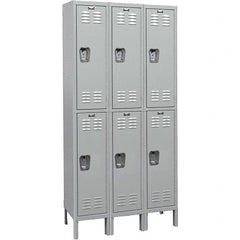 Hallowell - Medsafe 6 Door, 2 Tier, Premium Wardrobe Lockers - Exact Tooling