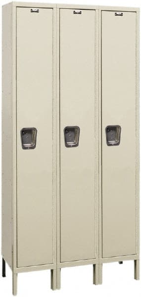 Hallowell - 3 Door, 1 Tier, Premium Wardrobe Lockers - Exact Tooling