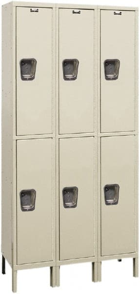 Hallowell - 6 Door, 2 Tier, Premium Wardrobe Lockers - Exact Tooling