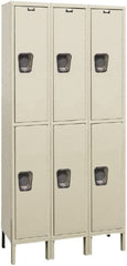Hallowell - 6 Door, 2 Tier, Premium Wardrobe Lockers - Exact Tooling