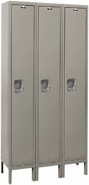 Hallowell - 3 Door, 1 Tier, Premium Wardrobe Lockers - Exact Tooling