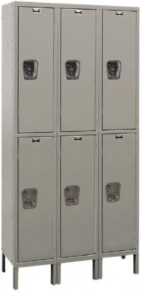 Hallowell - 6 Door, 2 Tier, Premium Wardrobe Lockers - Exact Tooling