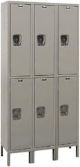 Hallowell - 6 Door, 2 Tier, Premium Wardrobe Lockers - Exact Tooling