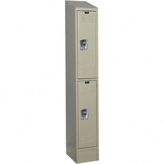 Hallowell - 2 Door, 2 Tier, Ready-Built Wardrobe & Box Lockers - Exact Tooling