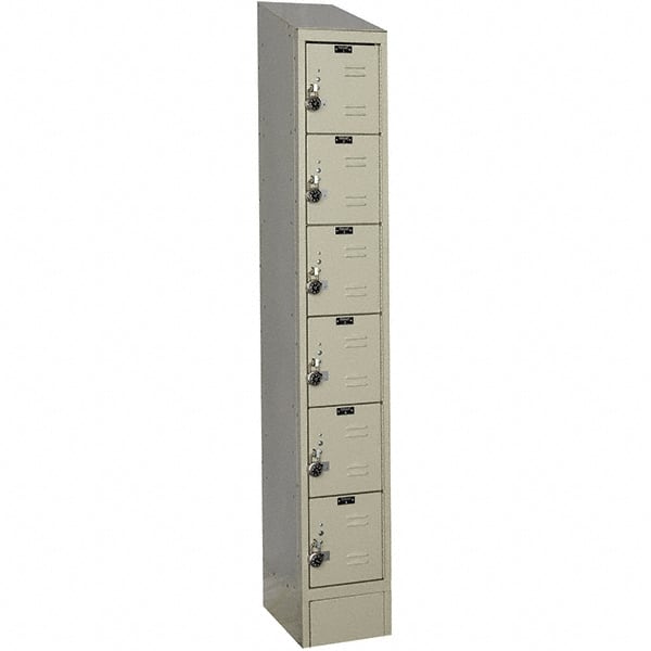 Hallowell - 6 Door, 6 Tier, Ready-Built Wardrobe & Box Lockers - Exact Tooling