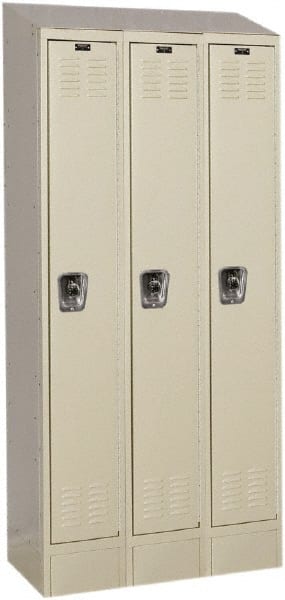Hallowell - 3 Door, 1 Tier, Ready-Built Wardrobe & Box Lockers - Exact Tooling