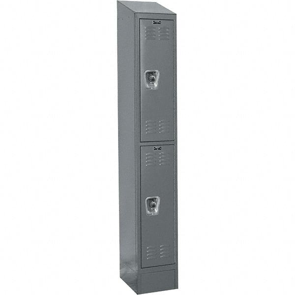 Hallowell - 2 Door, 2 Tier, Ready-Built Wardrobe & Box Lockers - Exact Tooling