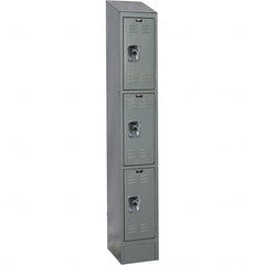 Hallowell - 3 Door, 3 Tier, Ready-Built Wardrobe & Box Lockers - Exact Tooling