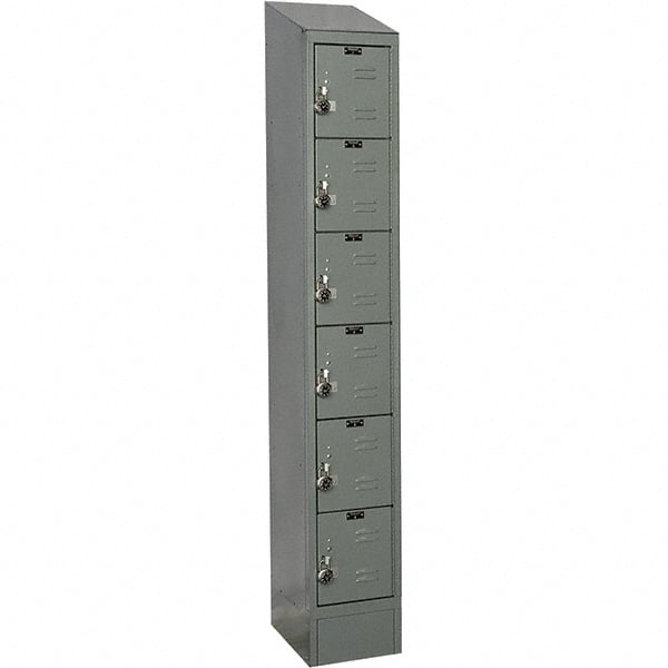 Hallowell - 6 Door, 6 Tier, Ready-Built Wardrobe & Box Lockers - Exact Tooling